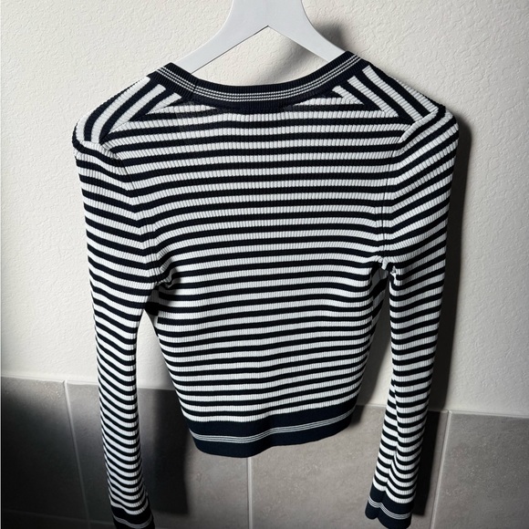 Chanel23C striped cardigan, Fr38, black white - Picture 6 of 10